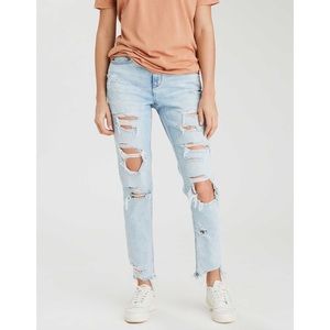 ae stretch mom jeans